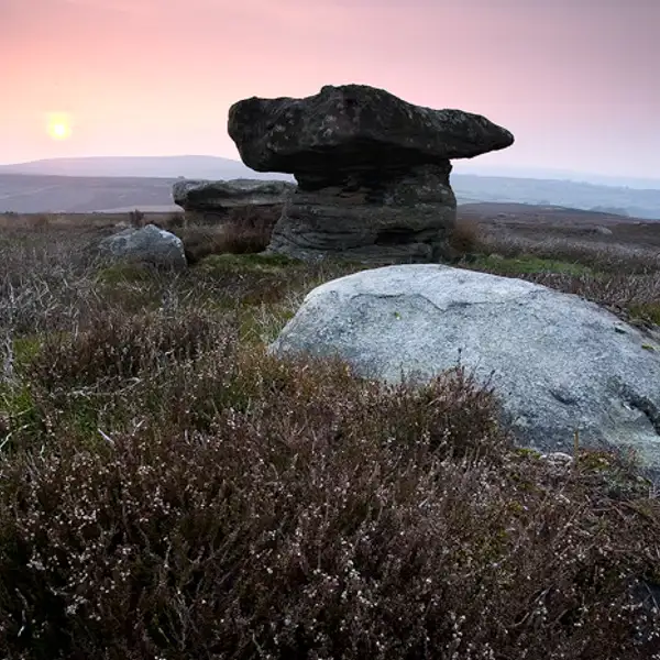 Moorland sunset