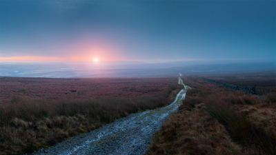 Moorland sunrise