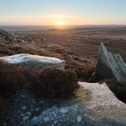 Moorland frost: 