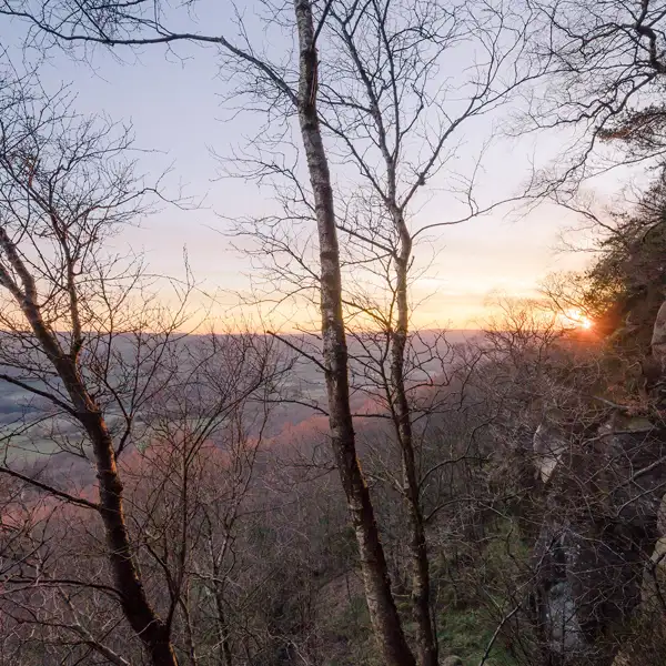 Late winter dawn