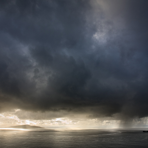 A passing shower: A passing shower