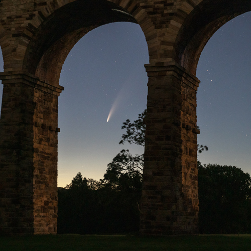 Comet Neowise in the Crimple Valley: 