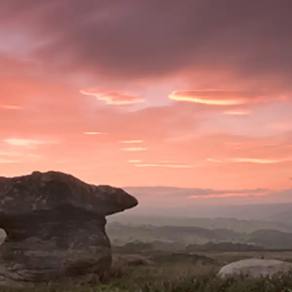 Dramatic summer sunset, Pateley Bridge, Nidderdale