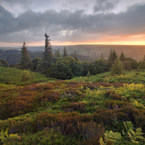 Pateley Bridge at dawn: Pateley Bridge at dawn