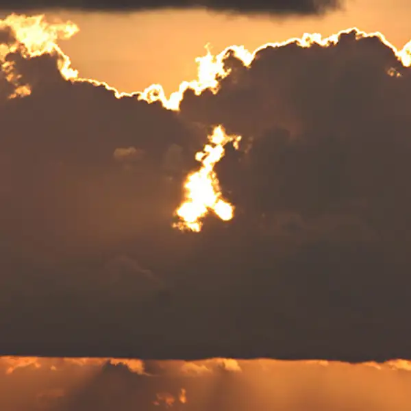 Sunset boat