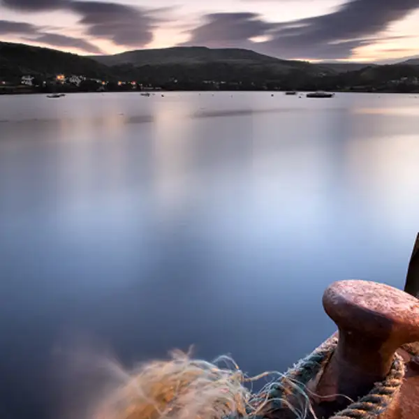 Uig port at dawn
